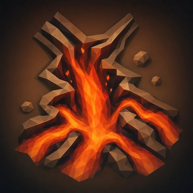 Gouffre de lave